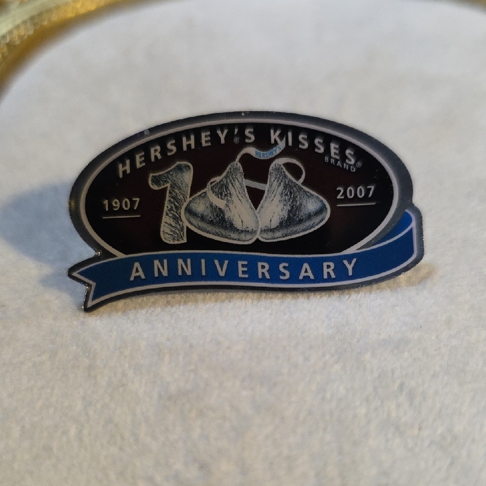 Hershey's Kiss Commemorative  100th Anniversary Pin